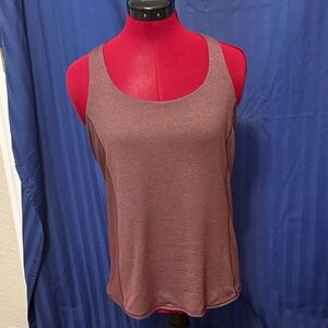 Lululemon Athletica Maroon/Pink Tank Top